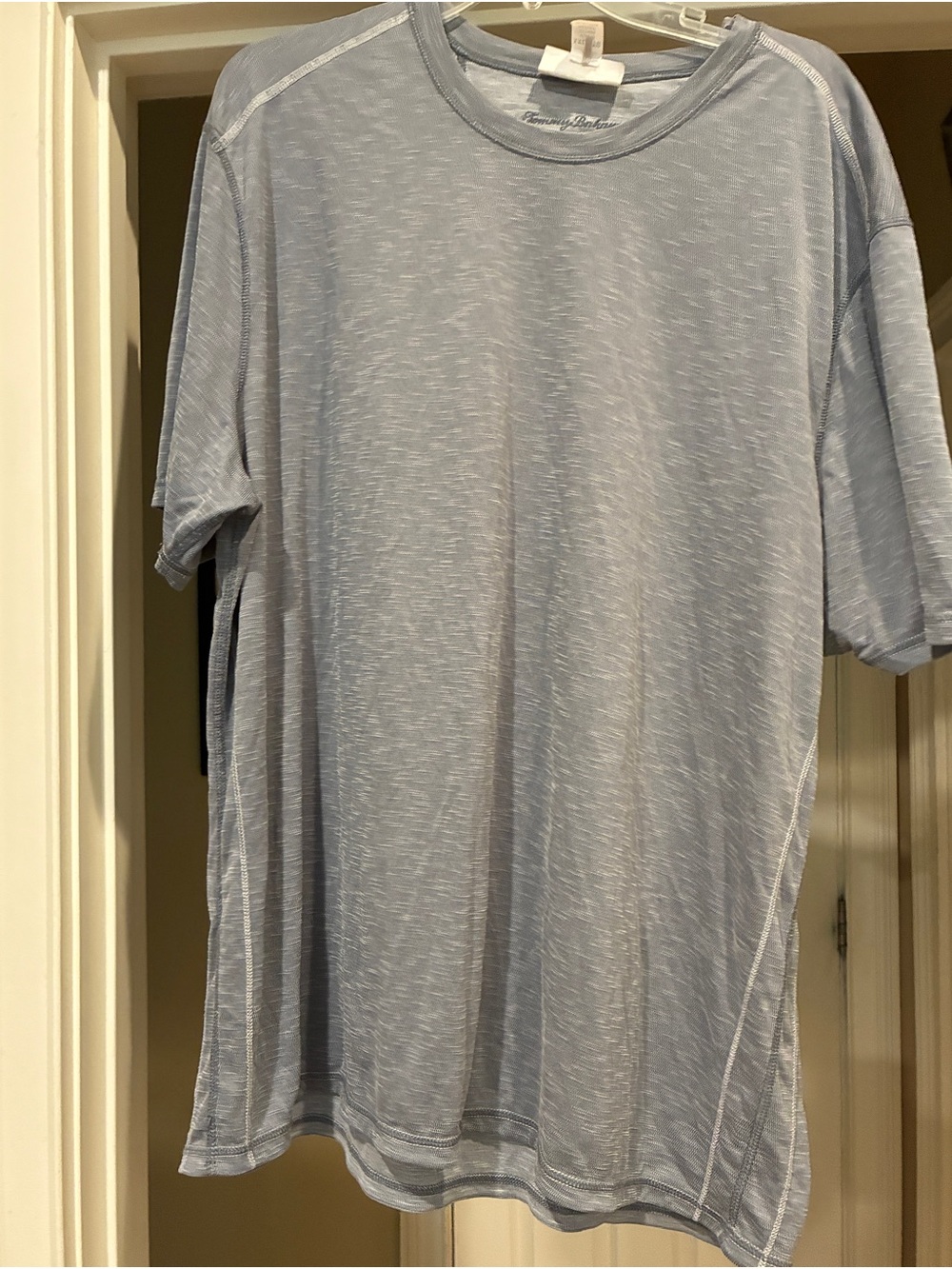 Tommy Bahama Heathered Gray Blue Short-Sleeve Crewneck Tee
